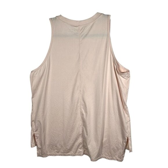 Joy Lab Tank Top Peach/ Pink color Relaxed fit HI/Lo Hem‎ Women’s Size Large - Picture 3 of 8
